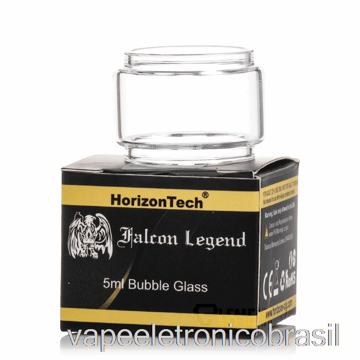 Vape Eletronico Horizonte Falcon Legend Vidro De Substituição 5ml Vidro único